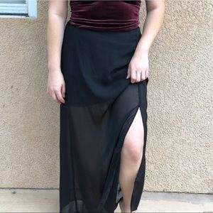 CHARLOTTE RUSSE maxi skirt